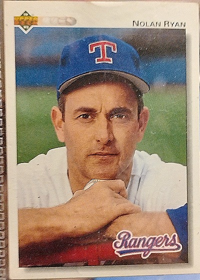 1992 Upper Deck #655 Nolan Ryan — front