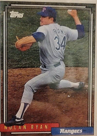 1992 Topps #1 Nolan Ryan — front