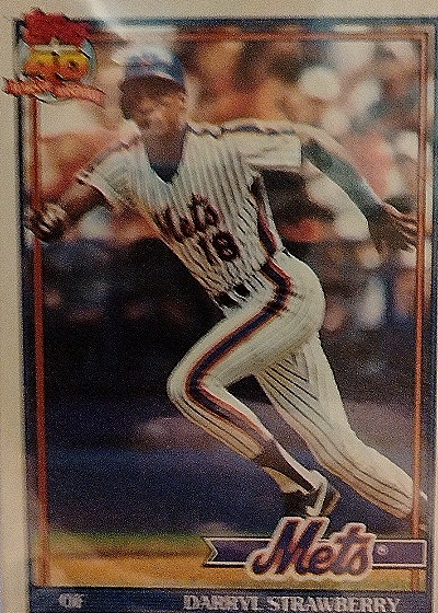 1991 Topps #200 Darryl Strawberry — front