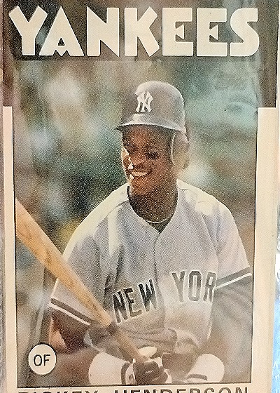 1981 Topps Stickers #111 Rickey Henderson — front