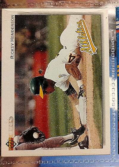 1992 Upper Deck #155 Rickey Henderson — front