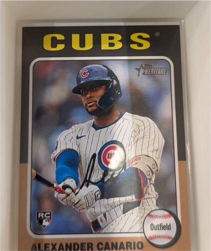 2024 Topps Heritage #676 Alexander Canario — front