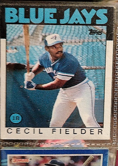 1986 Topps #386 Cecil Fielder — front