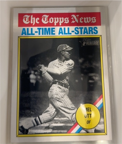 2025 Topps Heritage #348 Mel Ott — front
