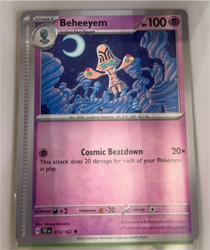 2024 Pokémon Temporal Forces #074 Beheeyem — front