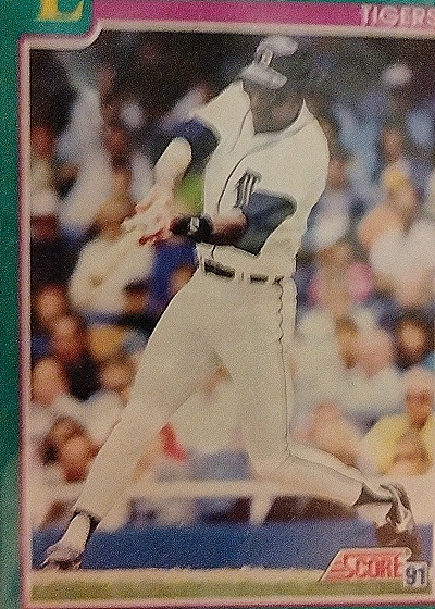 1991 Score #91 Tony Phillips — front