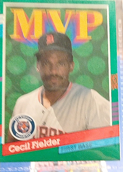 1991 Donruss #397 Cecil Fielder MVP Detroit Tigers — front