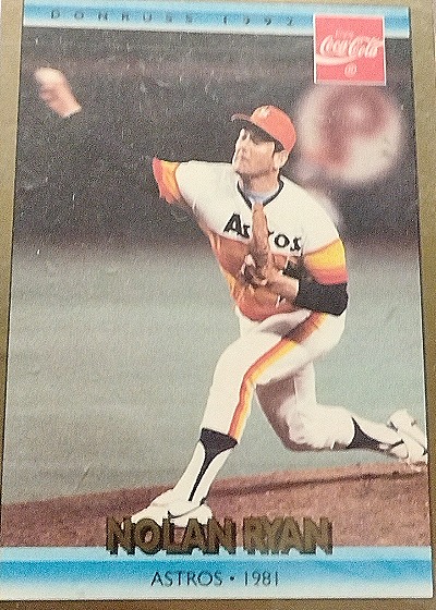 1992 Donruss Coca-Cola #15 Nolan Ryan — front