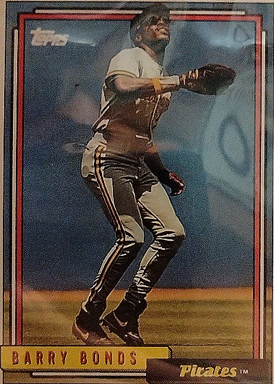 1992 Topps #380 Barry Bonds — front