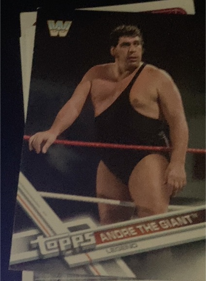 2017 Topps WWE Then Now Forever #182 Andre the Giant — front