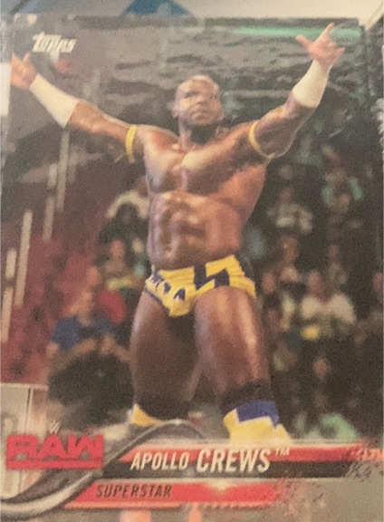 2018 Topps WWE #8 Apollo Crews — front