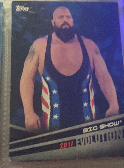2018 Topps WWE Evolution #E-3 Big Show — front
