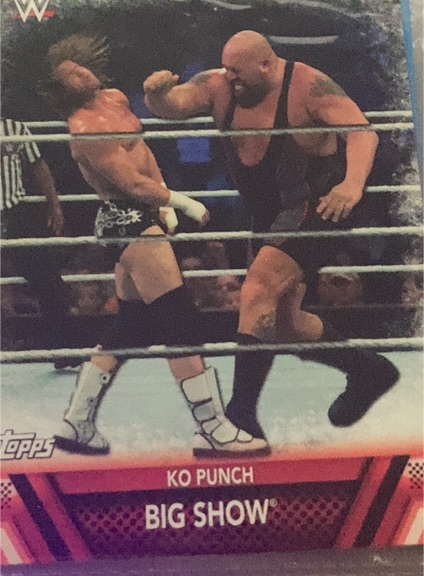 2017 Topps WWE Then Now Forever Finishers and Signature Moves #F-15 Big Show — front