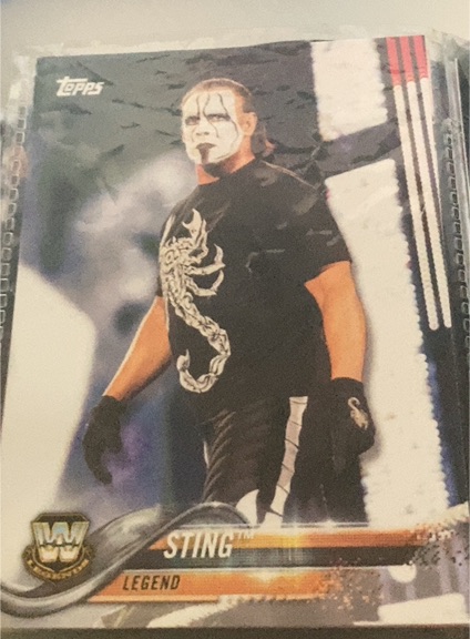 2018 Topps WWE Then Now Forever #199 Sting — front