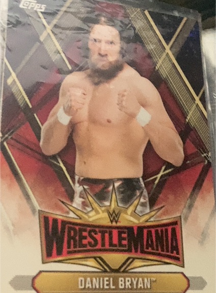 2019 Topps WWE Road to Wrestlemania #WM-15 Daniel Bryan — front