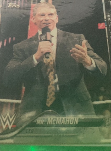 2018 Topps WWE #63 Vince McMahon — front
