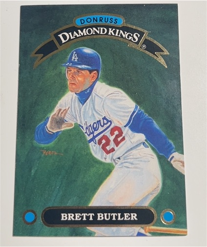 1992 Donruss Diamond Kings #DK-18 Brett Butler — front