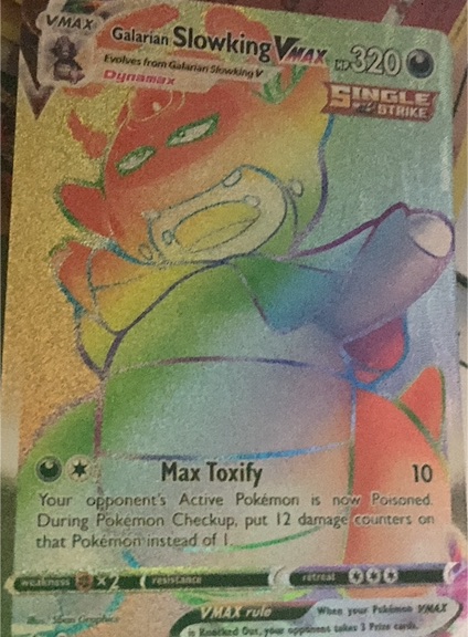 2021 Pokémon TCG Chilling Reign #207/198 Galarian Slowking VMAX — front