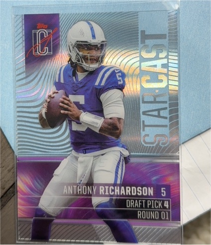 2024 Topps Signature Class #SC-3 Anthony Richardson Star Cast — front