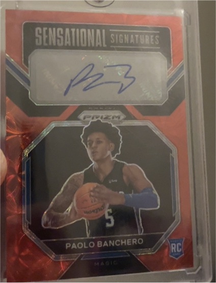 2022 Panini Prizm Sensational Signatures Paolo Banchero — front