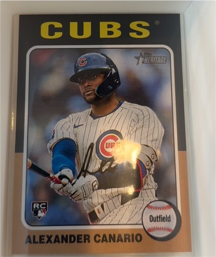 2024 Topps Heritage High Number #676 Alexander Canario — front