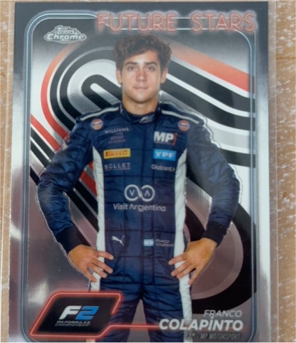 2024 Topps Chrome Formula 1 #24 Franco Colapinto — front