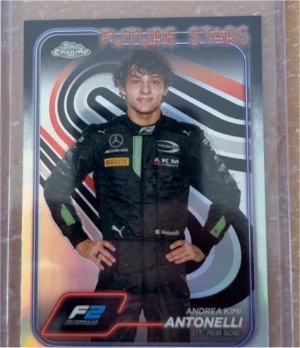 2024 Topps Chrome Formula 1 #22 Andrea Kimi Antonelli — front