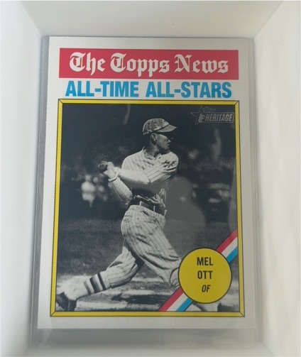 2025 Topps Heritage #348 Mel Ott — front