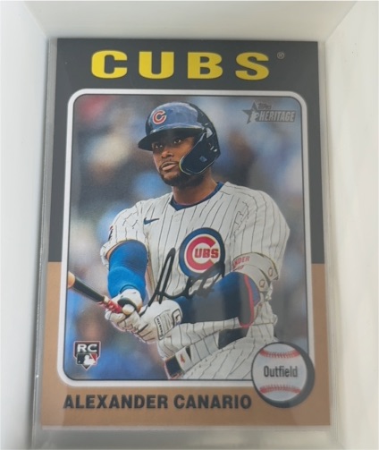 2024 Topps Heritage High Number #676 Alexander Canario — front