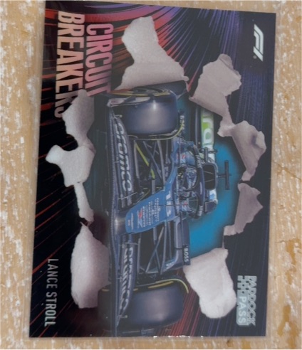 2024 Topps Paddock Pass #CB-6 Lance Stroll Circuit Breakers — front