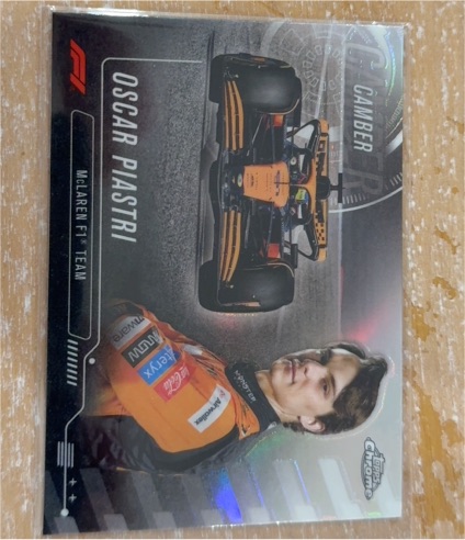 2024 Topps Chrome Formula 1 Camber #CAM-4 Oscar Piastri — front
