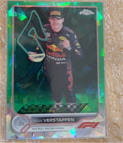 2022 Topps Chrome Formula 1 #158 Max Verstappen — front