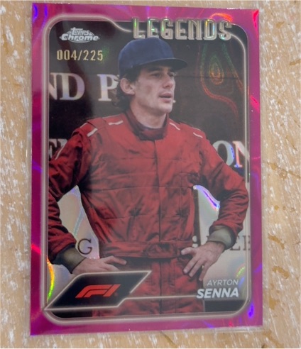 2024 Topps Chrome Formula 1 F1 Legends #188 Ayrton Senna — front