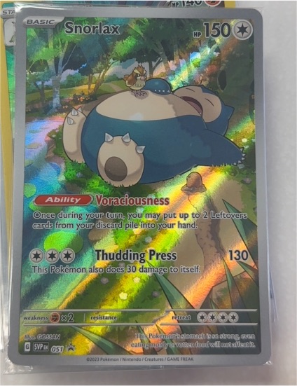 2023 Pokémon Scarlet & Violet Black Star Promo #051 Snorlax — front
