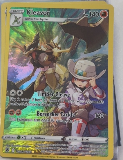 2022 Pokémon Astral Radiance Trainer Gallery #TG08 Kleavor — front