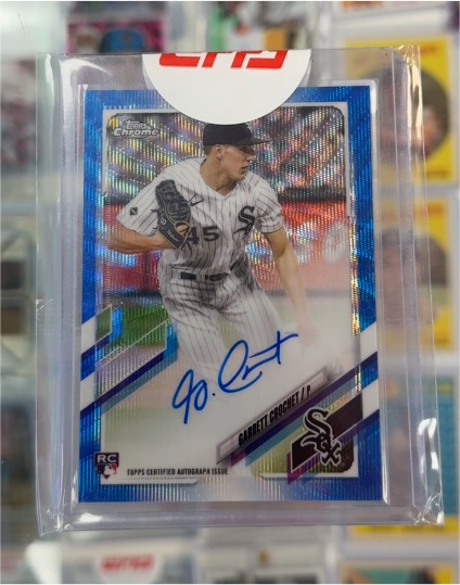 2021 Topps Chrome #69 Garrett Crochet — front