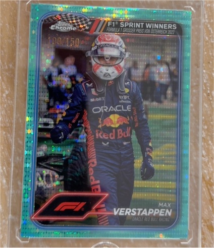2024 Topps Chrome Formula 1 Sprint Winners #149 Max Verstappen — front
