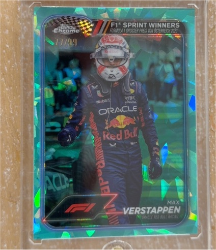 2024 Topps Chrome Formula 1 F1 Sprint Winners #149 Max Verstappen — front