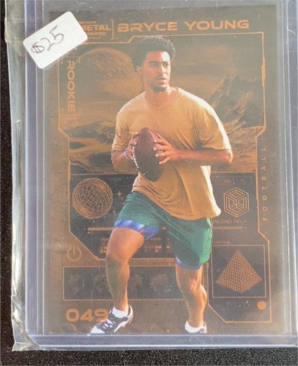 2023 Skybox Metal Universe Champions #049 Bryce Young Rookie — front