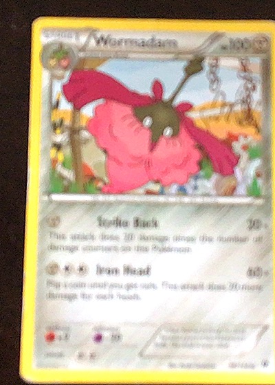 2016 Pokémon XY Fates Collide #59 Wormadam — front