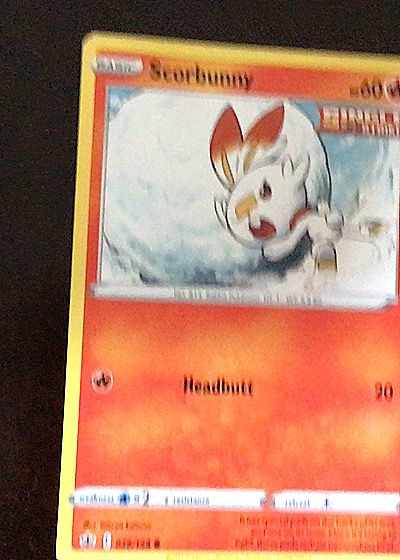 2021 Pokémon TCG Chilling Reign #026 Scorbunny — front