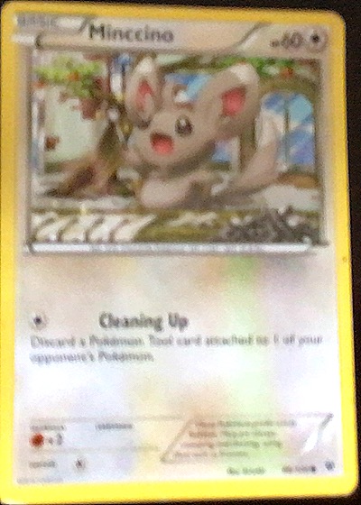 2016 Pokémon XY Fates Collide #86 Minccino — front