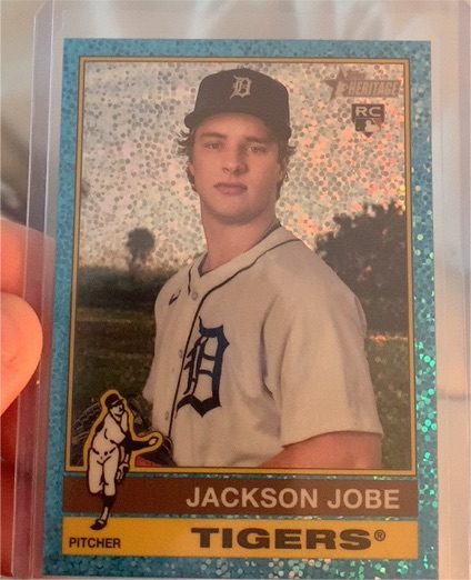 2025 Topps Heritage #389 Jackson Jobe — front