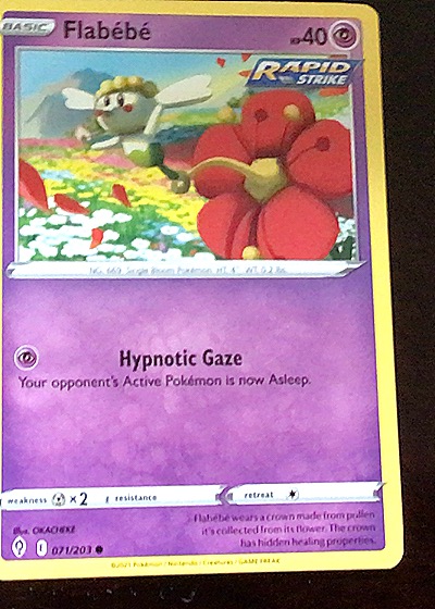 2021 Pokémon TCG Evolving Skies #071 Flabébé — front