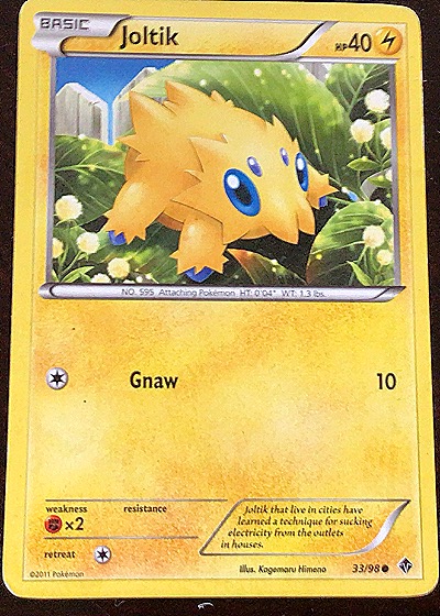 2011 Pokémon Black & White Emerging Powers #33 Joltik — front