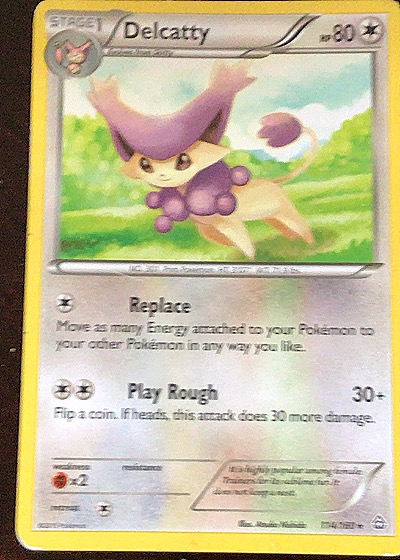 2015 Pokémon Primal Clash #114 Delcatty — front