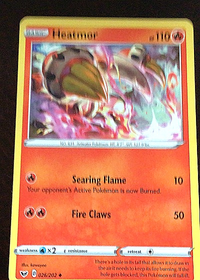 2020 Pokémon Sword & Shield #26 Heatmor — front