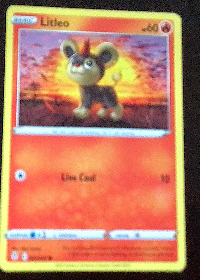 2021 Pokémon SWSH07: Evolving Skies #022 Litleo — front