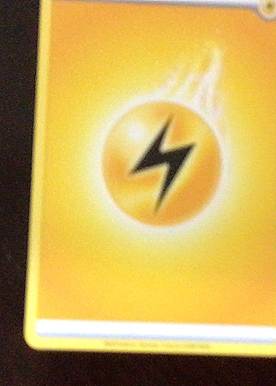 Pokémon Lightning Energy — front