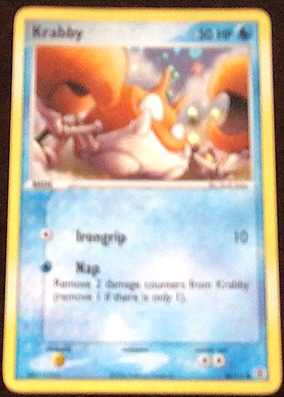 2004 EX FireRed & LeafGreen #66 Krabby — front